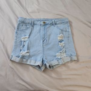 Denim shorts